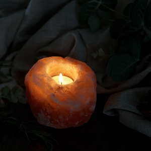 Haute qualité rose himalayen roche sel blanc coeur lampe artisanale fleur corne bol décoration poli sculpté artisanat naturel - Product Image 2