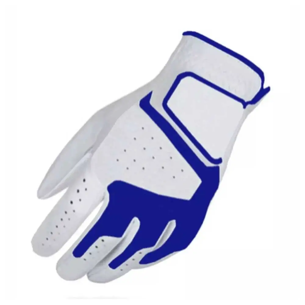 Fabrikant Aangepaste Golf Handschoen Borduren Logo Oem Mannen Weer Premium Kwaliteit Synthetisch Golf Handschoenen Pu Lederen Handschoen