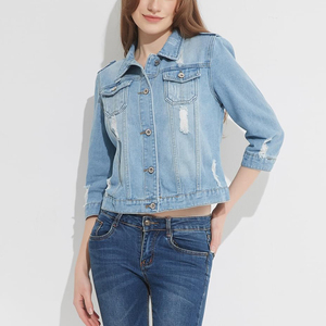 Veste universitaire élégante pour femmes séchage rapide poids léger avec motif solide matériau de remplissage en coton fini produit teint uni - Product Image 4