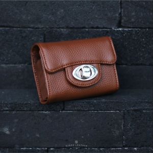 Functional Compact Colorful <b>Genuine</b> <b>Leather</b> <b>Wallet</b> Handmade Unisex with Secure Hasp Closure Handmade From Indonesia - Product Image 2