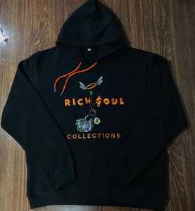 Sweat à capuche en bambou pour hommes, 2 pièces, Logo personnalisé, capuche à cordon de serrage vierge, pull, organique, vente en gros - Product Image 2