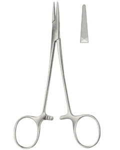 Conducteur d'aiguille chirurgical Crile-Murray en acier inoxydable manuel de qualité supérieure pince de précision dentelée à croix à cliquet à usage dentaire médical - Product Image 3