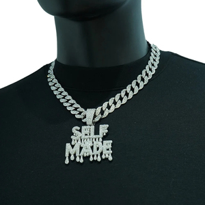 Pendentif personnalisé en forme de goutte d'eau avec initiale, en argent sterling 925, diamant cultivé en laboratoire, glacé, pendentif personnalisé avec nom - Product Image 5