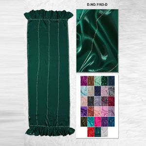 Estola de organza de lujo con detalles sutiles de hilo Zari y bordes con volantes |   Accesorio transpirable, duradero, ligero, elegante y modesto - Product Image 4