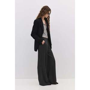 Pantalon décontracté texturé 100% polyester Coupe régulière Longueur mi-longue - Product Image 2