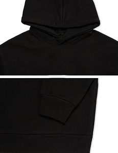 Sweat-shirt uni en coton 100% de haute qualité, tricoté, anti-froissement, logo personnalisé disponible, vente en gros, tendance, surdimensionné - Product Image 4