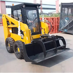 Free Shipping JC45 JC65 JC100 Skid Steer Loader Powerful Kubota Diesel EPA Engine <b>Wheel</b> Loader Heavy Equipment PLC <b>Small</b> Loader - Product Image 5