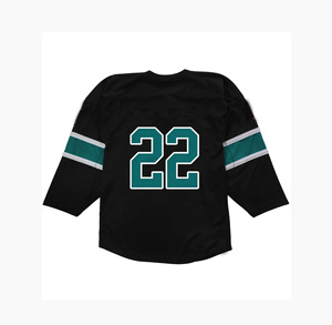 Camiseta de Hockey sobre Hielo Personalizada, Estilo Moderno, Uniforme de Práctica para Hombre, Venta al Por Mayor Internacional, Transpirable, de Secado Rápido, 100% - Product Image 4