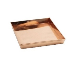 Luxueux plateau de service en cuivre élégant classique fait à la main et attrayant en gros meilleur plateau en cuivre fantaisie - Product Image 4