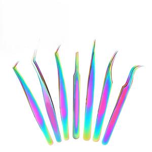 Kit de Pinzas para Extensión de Pestañas HASIBI NAQIBI SURGICAL CORPORATION, Duraderas, Antiestáticas, de Acero Inoxidable, Dentadas - Product Image 1