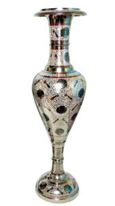 Best Quality Peacock Design Handmade Brass Flower <b>Vase</b> Exporters <b>Vintage</b> Classical Design Flower <b>Vase</b> for Home Decorations - Product Image 3