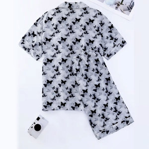 Ensemble de shorts imprimés respirants à manches courtes pour entraînement à séchage rapide pour hommes vente en gros d'ensembles de shorts imprimés décontractés pour hommes pour l'été - Product Image 2