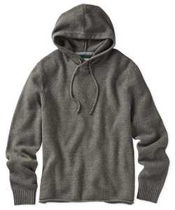 Suéter de punto de algodón con capucha de peso pesado para hombres Ecológico a prueba de viento con diseño de cremallera Suéter transpirable - Product Image 5