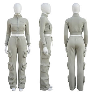 ชุดเซ็ตสตรีทแวร์ยูนิเซ็กซ์ 2 ชิ้น ปี 2021 ผ้าฟลีซหนานุ่มสำหรับฤดูหนาว ผ้าฝ้าย 100% ขายส่งจำนวนมาก ราคาถูก - Product Image 1