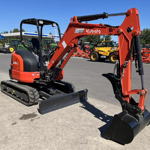 Mini-excavatrice Kubota U35-4, excavatrice sur chenilles hydraulique de 3 tonnes avec vérin hydraulique Bosch Rexroth pour la construction - Product Image 3