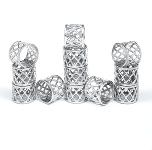 ผ้าเช็ดปากแหวนอลูมิเนียมขนาดใหญ่สำหรับโต๊ะโรงแรมและร้านอาหารดีไซน์ล่าสุด - Product Image 1