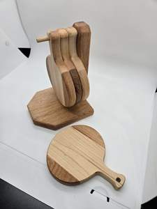 SOUS-VERRE ROND EN BOIS DE CUISINE TAILLE PERSONNALISÉE Fait à la main pour les articles de table et de cuisine en gros de haute qualité du Vietnam - Product Image 4