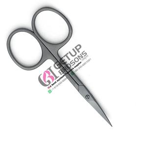 El mejor producto profesional Tijera pequeña de plasma negro para cejas Acero inoxidable con su propio logotipo e instrumento de belleza de color - Product Image 5