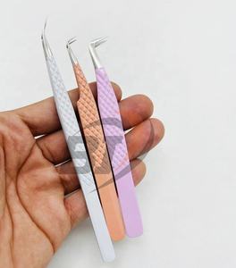 แหนบต่อขนตาสแตนเลสแบบยั่งยืนเคลือบสีปลายแหลมสั่งติดฉลากได้ตามต้องการ - Product Image 3