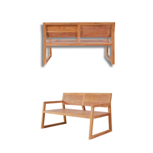 Banco de patio de dos plazas elegante y elegante de alta calidad para decoración del hogar y muebles de exterior - Product Image 4