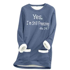 Plus Size Women's O-Neck <b>Long</b> Sleeve Crew Neck Eco-Friendly Windproof <b>Hoodie</b> Autumn Winter Loose Casual Sporty <b>Oversize</b> Street - Product Image 3