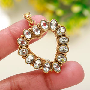 Atractivo verde esmeralda semipreciosa piedra preciosa colgante joyería 925 colgante de plata esterlina venta al por mayor joyería de plata colgante - Product Image 1