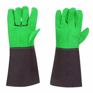 Guante de Soldadura de Piel de Vaca Resistente a Altas Temperaturas, Guante de Trabajo Especial para Soldador Anti-Escaldaduras - Product Image 3