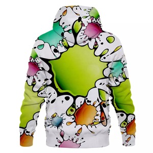 ขายส่งเสื้อสวมหัว streetwear เสื้อสเวตเตอร์สีฟ้าพร้อมผ้าคลุมหน้า เสื้อฮู้ดผู้ชายสวมหัว เสื้อฮู้ดทรงเข้ารูปบางน้ําหนักเบา - Product Image 6