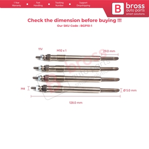 BGP10-1 4 Pcs <b>Heater</b> Glow <b>Plugs</b> GX126 944MJ 100226206 for Vectra B - Product Image 5