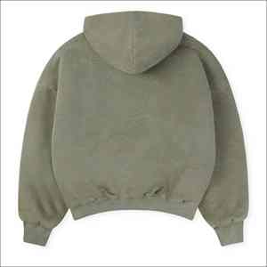 Sudaderas con Capucha, Logotipo Personalizado, Bordado Desgastado, Hombros Caídos para Hombre, la Mejor Moda Urbana, 100% Algodón Felpa - Product Image 5