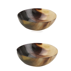 Cuencos de cuerno de búfalo de Navidad hechos a mano, venta al por mayor, diseño natural y materiales, cuenco de bocadillo de cuerno con logotipo personalizado, cuenco de cuerno Premium - Product Image 1