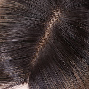 Pelucas superiores de monofilamento 4x5 de cabello humano europeo Jon Brown Highlight Color Pelucas médicas dobles - Product Image 6