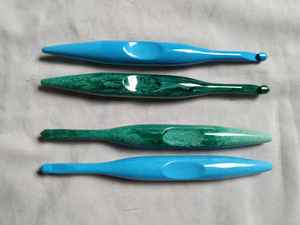 Ganchos de ganchillo pulidos de primera calidad hechos a mano de madera de haya al vapor Juego de agujas de tejer accesorios de tejido y costura de hilo - Product Image 6