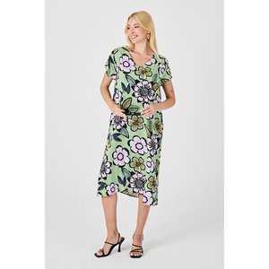 Abito Midi con scollo a V profondo con motivi floreali per ragazzi - Product Image 6