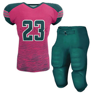 Sublimación fútbol americano Jersey logotipo personalizado venta al por mayor práctica equipo universitario juego uniforme de fútbol americano conjunto - Product Image 1