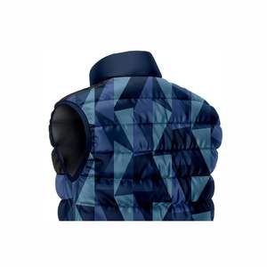 Vestes d'hiver chaudes sans manches Vestes en peluche sans manches avec impression personnalisée Vestes en peluche avec service et coutures OEM - Product Image 5