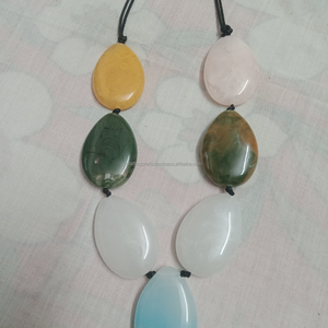 Cuerno moderno colorido con elementos de resina pintados a mano Efectos de remolino Lunares para uso diario y de fiesta Arte y coleccionable - Product Image 6