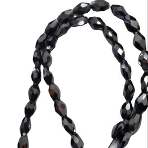 Diamante de moissanita con forma de fantasía negra Corte AAA Cuentas de moissanita sueltas Collar de cuentas de moissanita y otras joyas de diamantes - Product Image 3