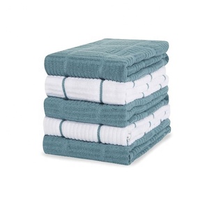 Indian Wholesale Manufacturers Embroidered Cotton <b>Absorbent</b> Christmas Themed 40x60 Kitchen Cleaning Towel Sets Drop Shipping - Product Image 6