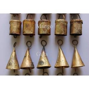 Handmade Rustic <b>Tin</b> Metal Craft Bells 20pcs 2 for Home Dcor Vintage Wholesale Decorative Bell Collection - Product Image 4