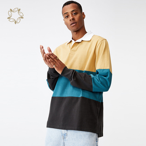 Kaos Polo lingkungan untuk pria kaos Polo katun organik pria kemeja polo lengan panjang pria katun organik
