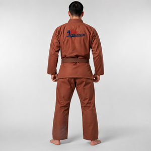 Best Price Strong Comfortable Cotton Martial Arts Wear Unisex Featuring Well-Fitted <b>Kimono</b> Suit Front Logo Durable Breathable - Product Image 4