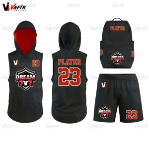 Uniforme de compresión de impresión digital de fútbol 7v7 para 7 en 7 juegos Vafir Duffle Bag Guantes de fútbol impresos - Product Image 6