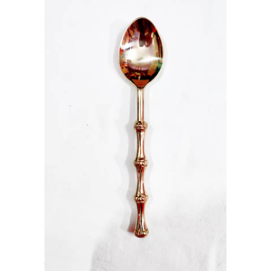 Cuchara de latón de diseño antiguo para vajilla de restaurante decorar la mejor cuchara de color dorado a un costo asequible - Product Image 5