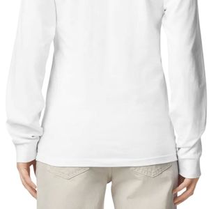 Camiseta Casual de Manga Larga para Mujer, Cuello Redondo, Algodón Suave, Color Sólido, Ajuste Cómodo - Product Image 6