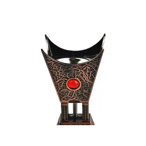 Quemador de Incienso Portátil de Latón de Diseño Antiguo, Estilo Vintage, para Uso en Interiores, Exteriores y Religioso, Bakhoor Natural Duradero - Product Image 1