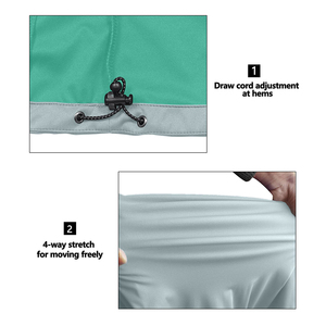 Transpirable sólidos colores diseño invierno personalizado sin mangas Patchwork 4 vías cremallera completa ligero Softshell a prueba de viento Golf chaleco - Product Image 5