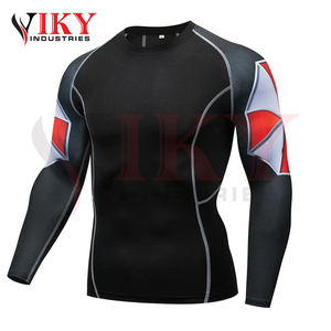 Rash Guard and Lagging Set Hombres Alta calidad al por mayor con sublimación Nuevo modelo y excelente calidad para hombres Rash Guard - Product Image 2