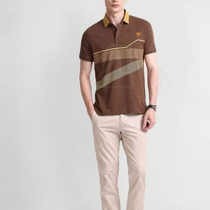 Logo personnalisé Dernier design Qualité supérieure Offres Spéciales Polos de bonne qualité fabriqués en usine pour hommes - Product Image 6