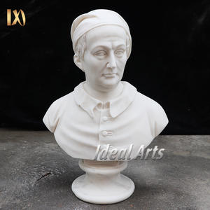 Famosa estatua de busto de Albert Einstein de mármol blanco para decoración escolar de oficina en casa - Product Image 6